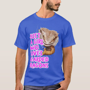 Camiseta Apenas Uma Menina Que Adora Dragões Carnados