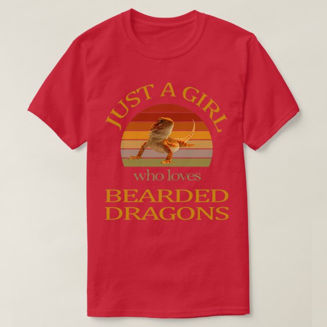 Camiseta Apenas Uma Menina Que Adora Dragões Carnados (Frente do Design)