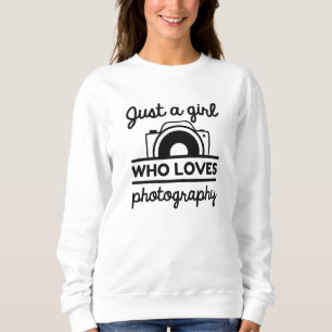 Camiseta Apenas Uma Menina Que Adora Fotografia
