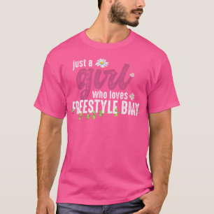 Camiseta Apenas Uma Menina Que Adora FreeBmx FreeBmx Rider