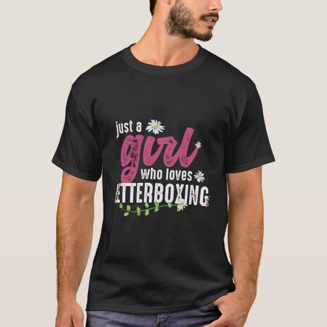 Camiseta Apenas Uma Menina Que Adora Letterboxer (Frente)