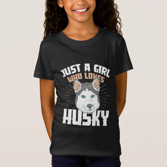 Camiseta Apenas Uma Menina Que Adora Rouco (Frente)