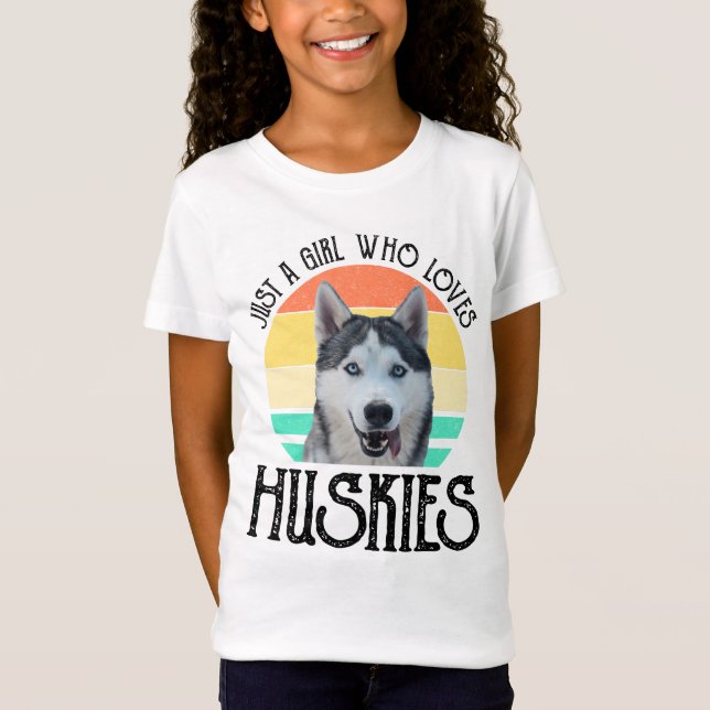 Camiseta Apenas Uma Menina Que Adora Roucos (Frente)