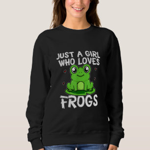 Camiseta Apenas Uma Menina Que Adora Sapos Presente de Sa