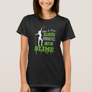 Camiseta Apenas Uma Menina Que Ama A Ginástica E O Gymnast