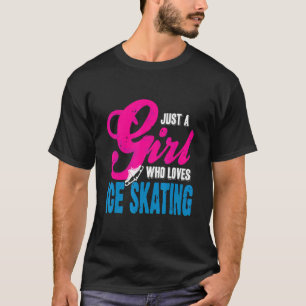 Camiseta Apenas Uma Menina Que Ama A Vintagem De Pé De Gelo