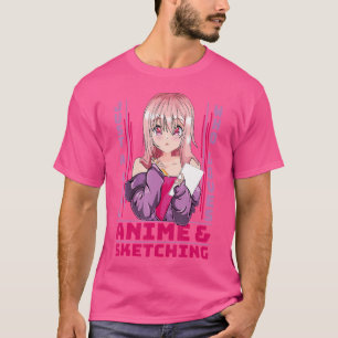 Camiseta Apenas Uma Menina Que Ama Anime E Desenho - Bonita