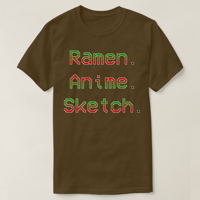 Camiseta Apenas Uma Menina Que Ama Anime Ramen E Desenhando (Frente do Design)