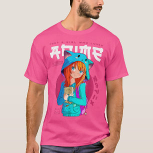Camiseta Apenas Uma Menina Que Ama Anime Ramen Esboçando Ot