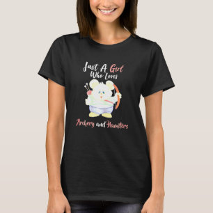 Camiseta Apenas Uma Menina Que Ama Arqueação E Hamsters