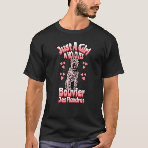 Camiseta Apenas Uma Menina Que Ama Bouvier Des Flandres