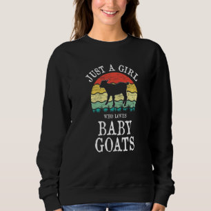 Camiseta Apenas Uma Menina Que Ama Cabras De Bebê