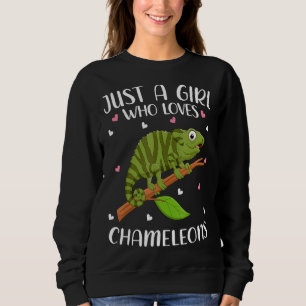 Camiseta Apenas Uma Menina Que Ama Camaleões Para Mulheres