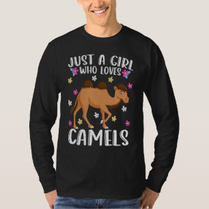 Camiseta Apenas Uma Menina Que Ama Camel