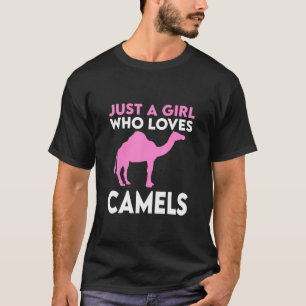 Camiseta Apenas Uma Menina Que Ama Camelos