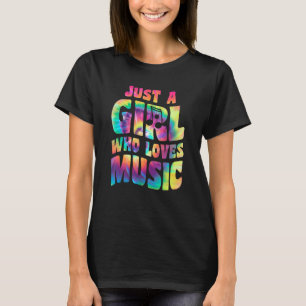 Camiseta Apenas Uma Menina Que Ama Cantora De Música Cita M