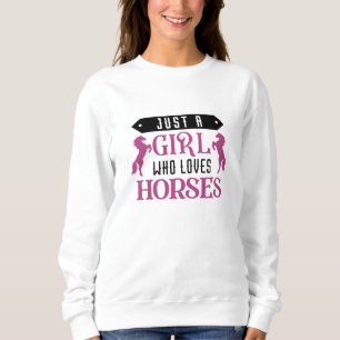 Camiseta Apenas Uma Menina Que Ama Cavalos