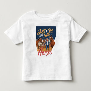 Camiseta Apenas Uma Menina Que Ama Cavalos(1)