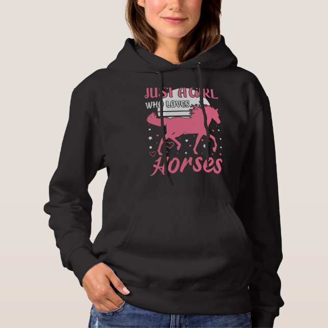 Camiseta Apenas Uma Menina Que Ama Cavalos 2 (Frente)