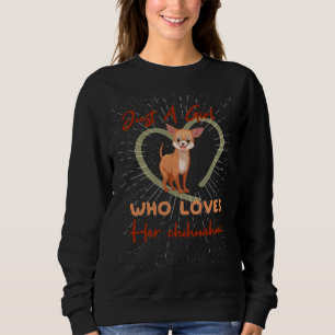 Camiseta Apenas Uma Menina Que Ama Chihuahua E Cachorro Ide
