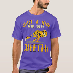 Camiseta Apenas Uma Menina Que Ama Chita Mais Rápido