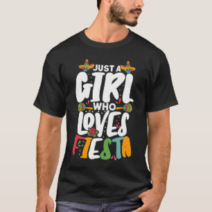 Camiseta Apenas Uma Menina Que Ama Cinco De Mayo Cinco Mexi