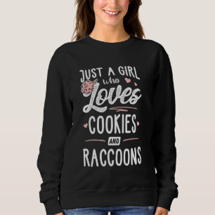 Camiseta Apenas Uma Menina Que Ama Cookies E Mulheres De Ra