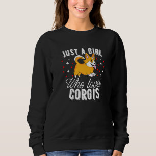 Camiseta Apenas Uma Menina Que Ama Corgis Corgi Pembroke