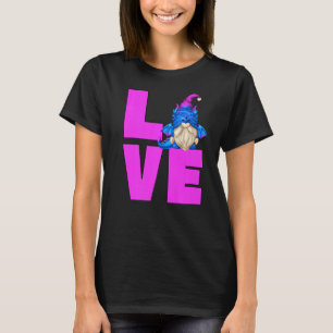 Camiseta Apenas Uma Menina Que Ama Dragões Azul E Roxo