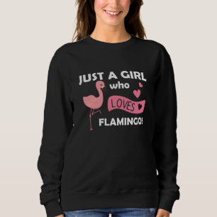 Camiseta Apenas Uma Menina Que Ama Flamingos Cute Animal