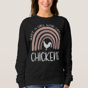 Camiseta Apenas Uma Menina Que Ama Galinhas De Aves De Capo