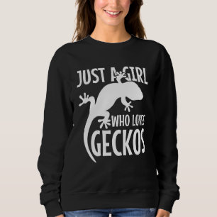 Camiseta Apenas Uma Menina Que Ama Geckos Leopard Gecko