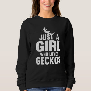 Camiseta Apenas Uma Menina Que Ama Geckos Leopard Gecko
