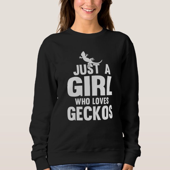 Camiseta Apenas Uma Menina Que Ama Geckos Leopard Gecko (Frente)