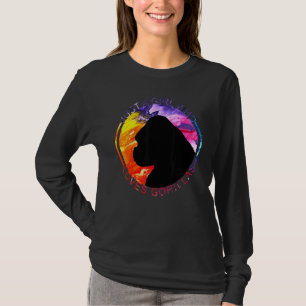 Camiseta Apenas Uma Menina Que Ama Gorillas Silverback Gori