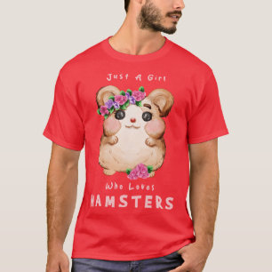 Camiseta Apenas Uma Menina Que Ama Hamsters