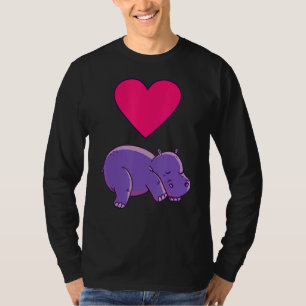 Camiseta Apenas Uma Menina Que Ama Hippos