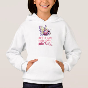 Camiseta Apenas Uma Menina Que Ama Joaninhas Crianças