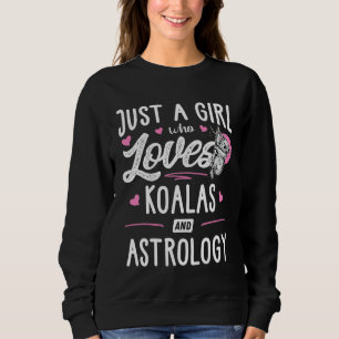 Camiseta Apenas Uma Menina Que Ama Koalas E Mulheres Astrol