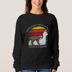 Camiseta Apenas Uma Menina Que Ama Lama E Lhamas - Ll Lúcio