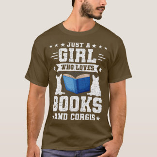 Camiseta Apenas Uma Menina Que Ama Livros E Amantes De Livr