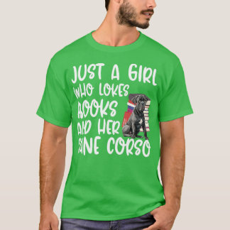 Camiseta Apenas Uma Menina Que Ama Livros E Seu Corso De Ca