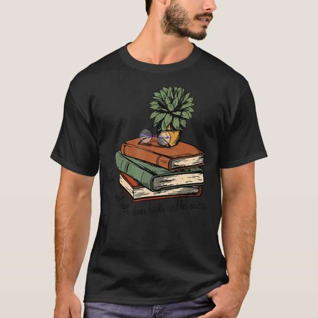 Camiseta Apenas Uma Menina Que Ama Livros E Seu Jardim Succ (Frente)