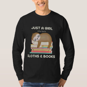 Camiseta Apenas Uma Menina Que Ama Lixos E Livros Coop