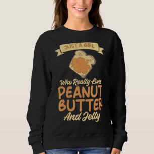 Camiseta Apenas Uma Menina Que Ama Manteiga De Amendoim E G