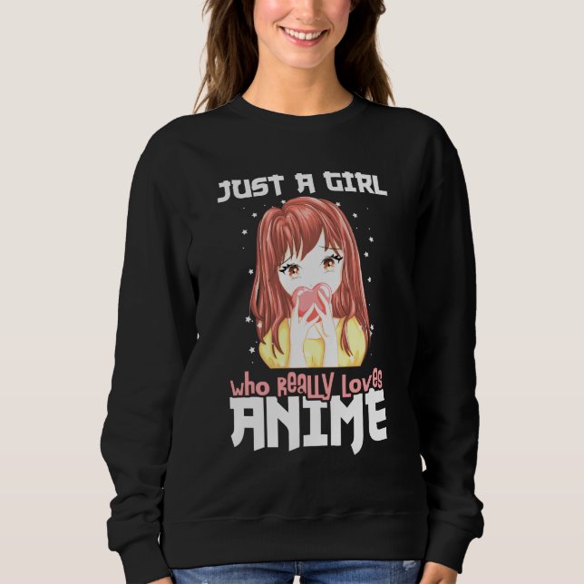 Camiseta Apenas Uma Menina Que Ama Mesmo Anime (Frente)