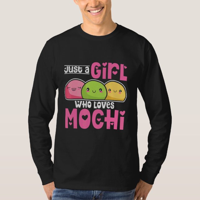 Camiseta Apenas Uma Menina Que Ama Mochi (Frente)