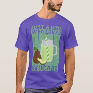Camiseta Apenas Uma Menina Que Ama Mulheres Avocado, Guacam