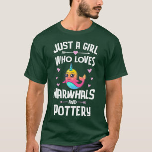 Camiseta Apenas Uma Menina Que Ama Narcais E Presente De Po