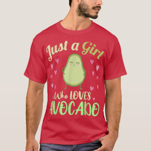 Camiseta Apenas Uma Menina Que Ama O Avocado 641